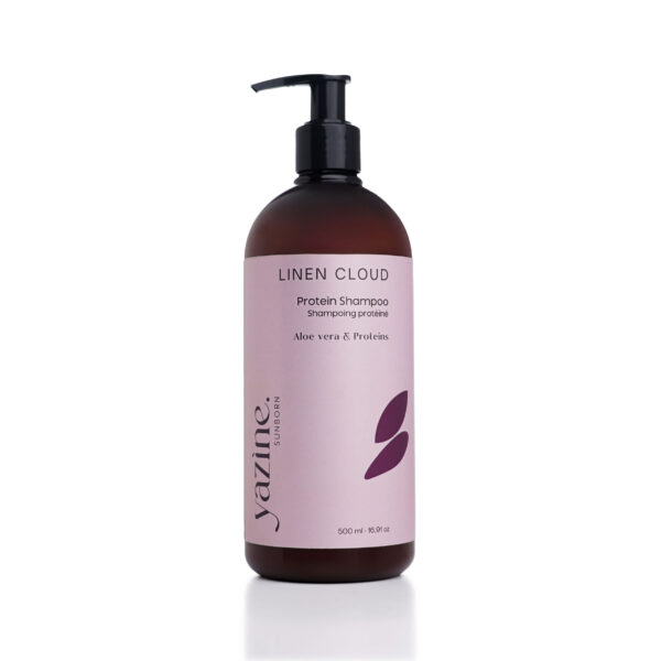 shampoing proteine Yazine 500ml grand format keratine cheveux repares Maroc