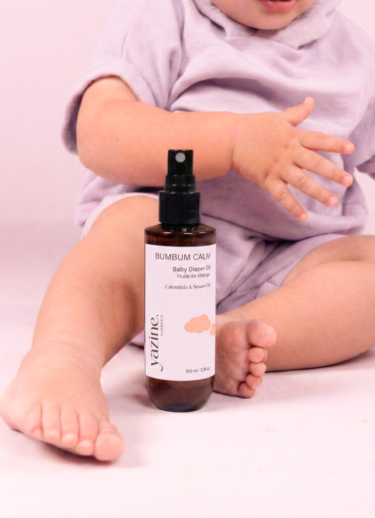 Yazine Cosmetique - Gamme maman bébé - Huile de change bébé