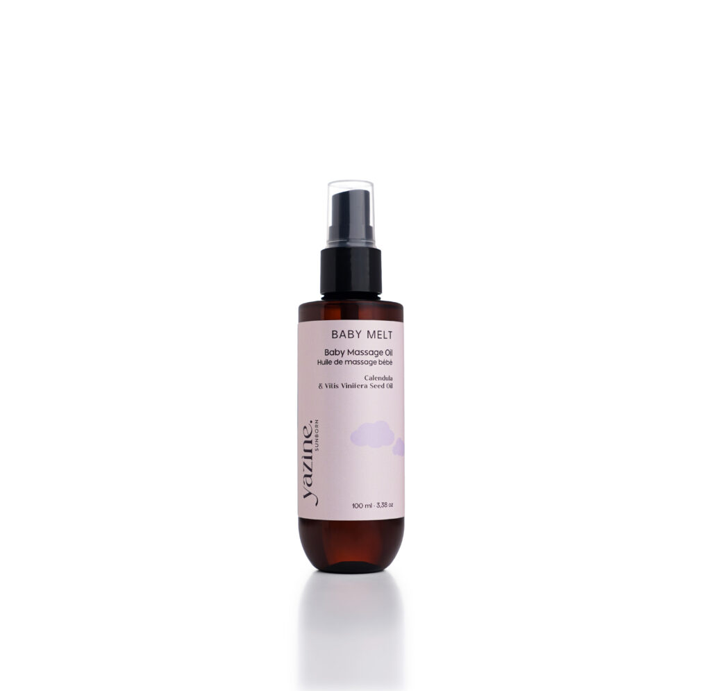 Yazine Cosmetique - Gamme maman bébé - Huile de massage bébé