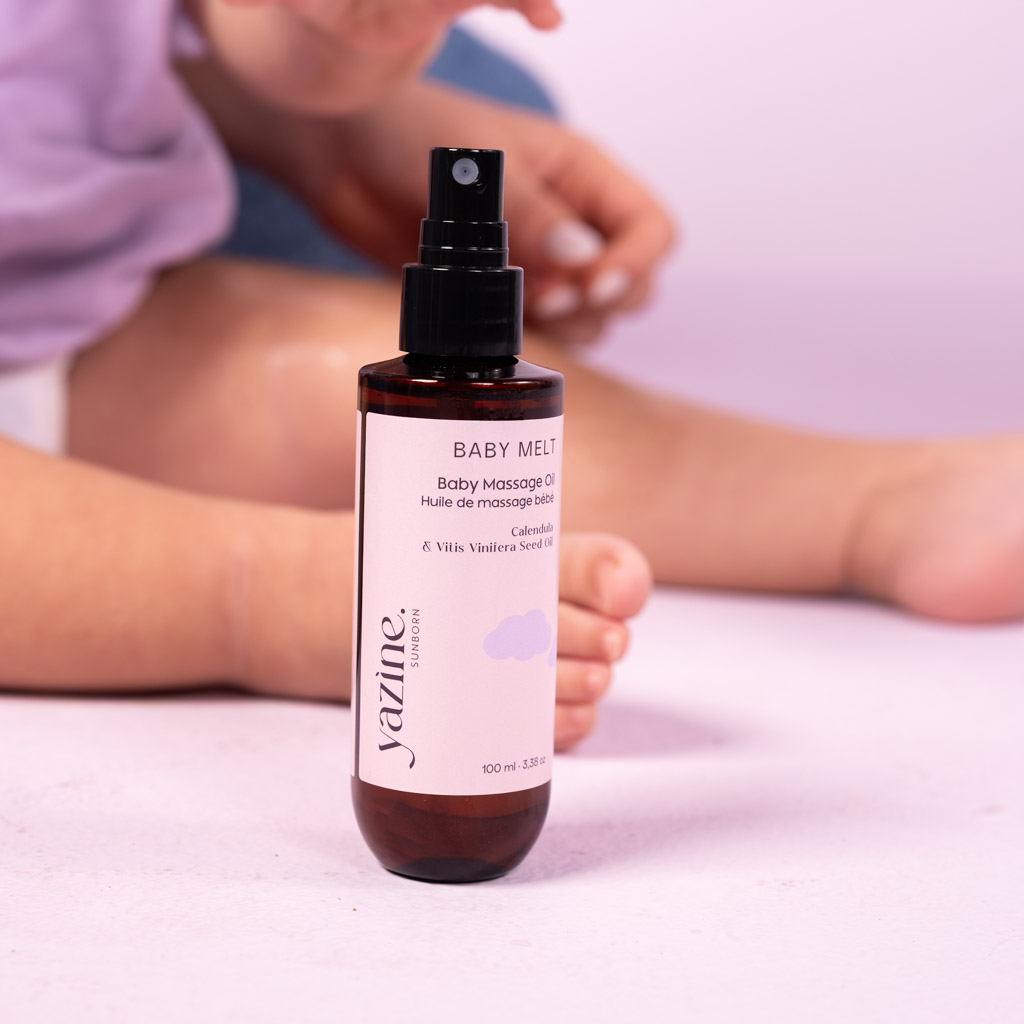 Yazine Cosmetique - Gamme maman bébé - Huile de massage bébé